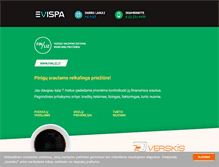 Tablet Screenshot of evispa.lt